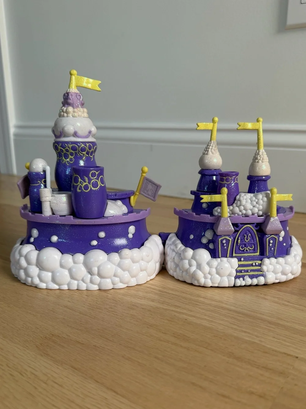 VTG 1996 Trendmasters Starcastle Bubble Castle Purple Retro Playset ONLY